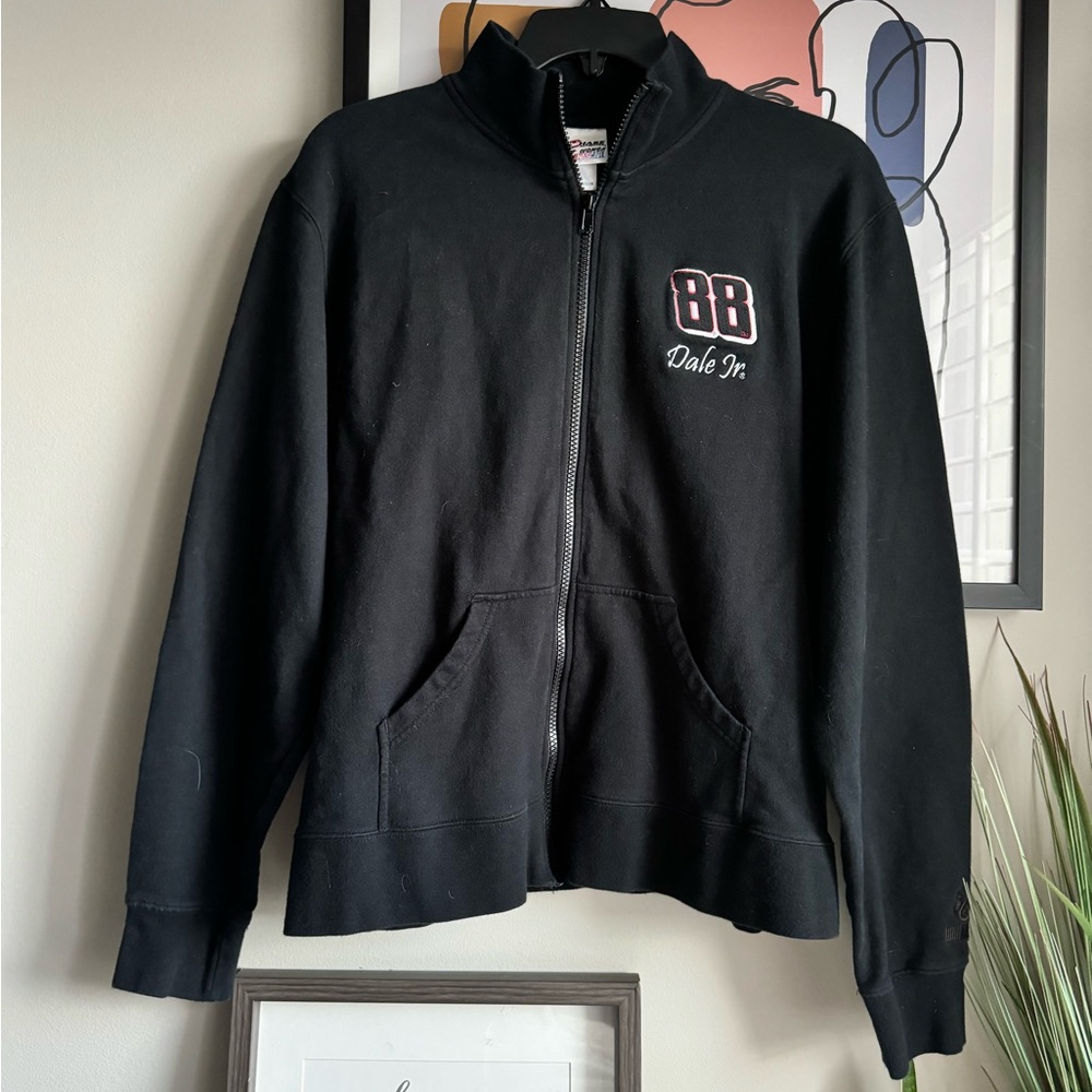 CHASE AUTHENTICS WOMENS 88 DALE EARNHARDT JR ZIP UP HOODIE JACKET
